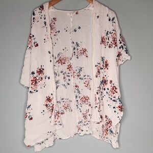 Maurices White Floral Blouse
